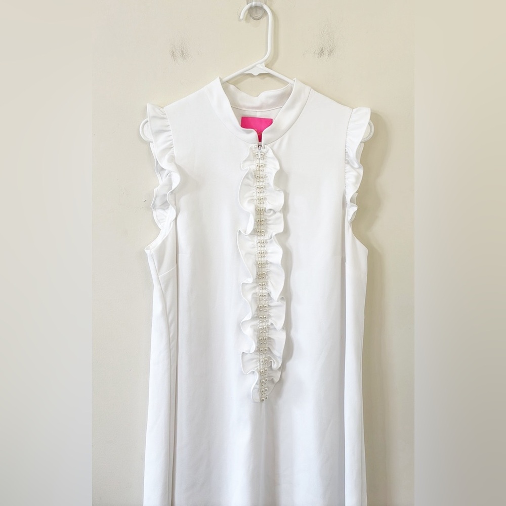Lilly Pulitzer Adalee Shift Dress Resort White Size 12 - Picture 3 of 10